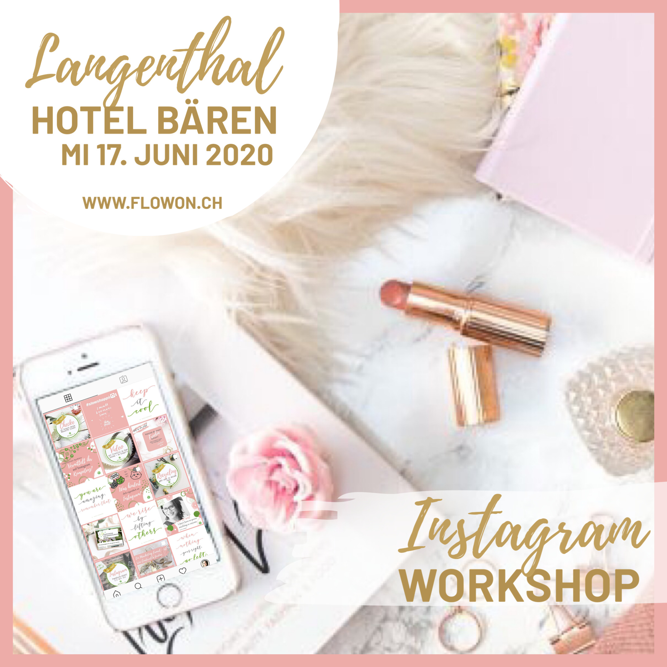 Instagram Workshop in Langenthal bei Bern. Lerne Instagram Business Anwenden und Strategie